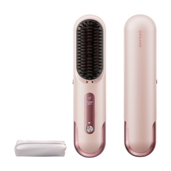 უსადენო სავარცხელი | Dreame Sleek Straightening Brush Cherry Pink (AA02B)