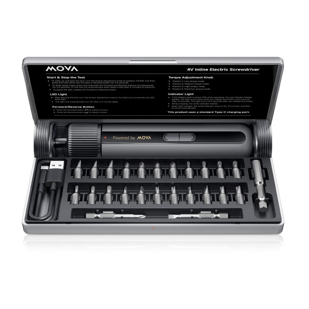 სახრახნისი | Mova 4V Electric Screwdriver Kit (MSD008)