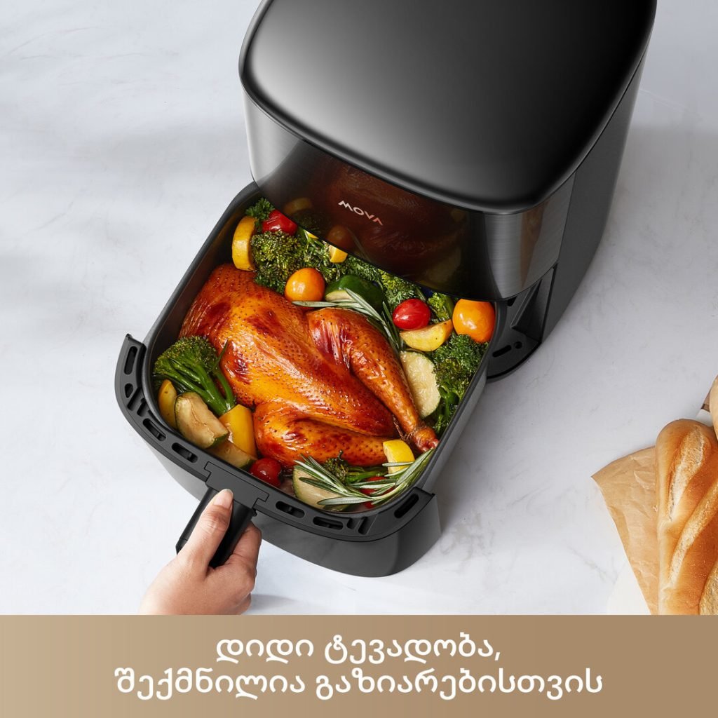 აეროგრილი | Mova Air Fryer FD10s Pro Black 6L (VFF12A)