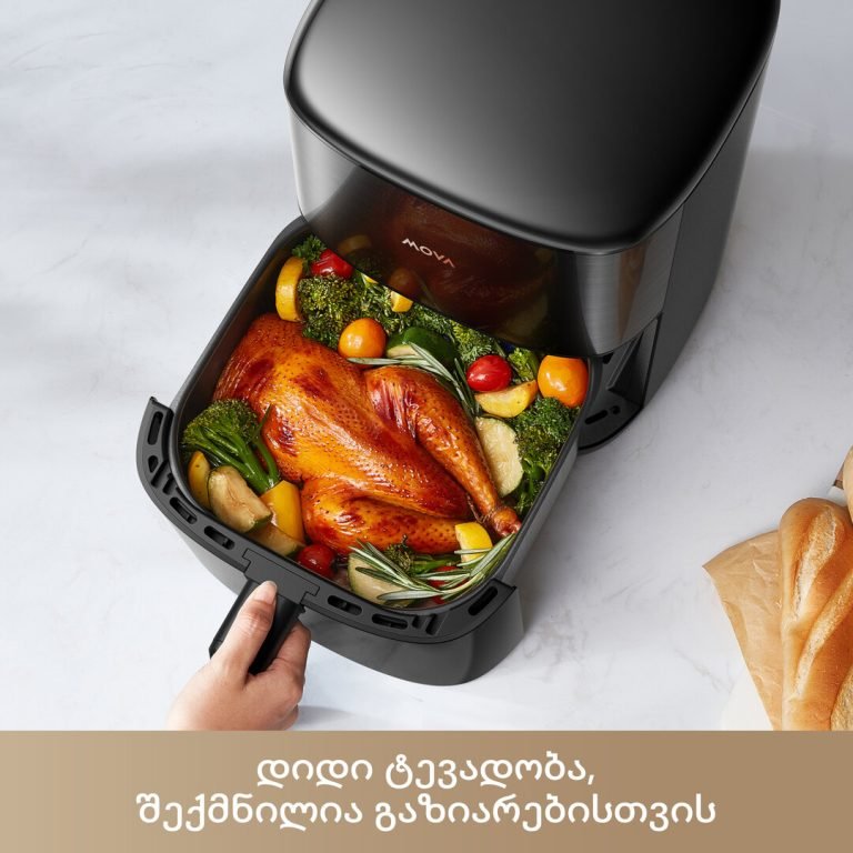 აეროგრილი | Mova Air Fryer FD10s Pro Black 6L (VFF12A)